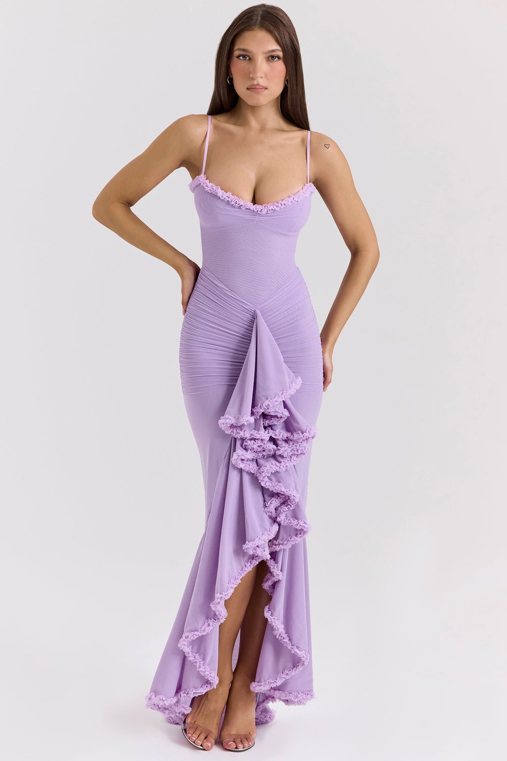 Gabbi Strapless Blue Evening Dress