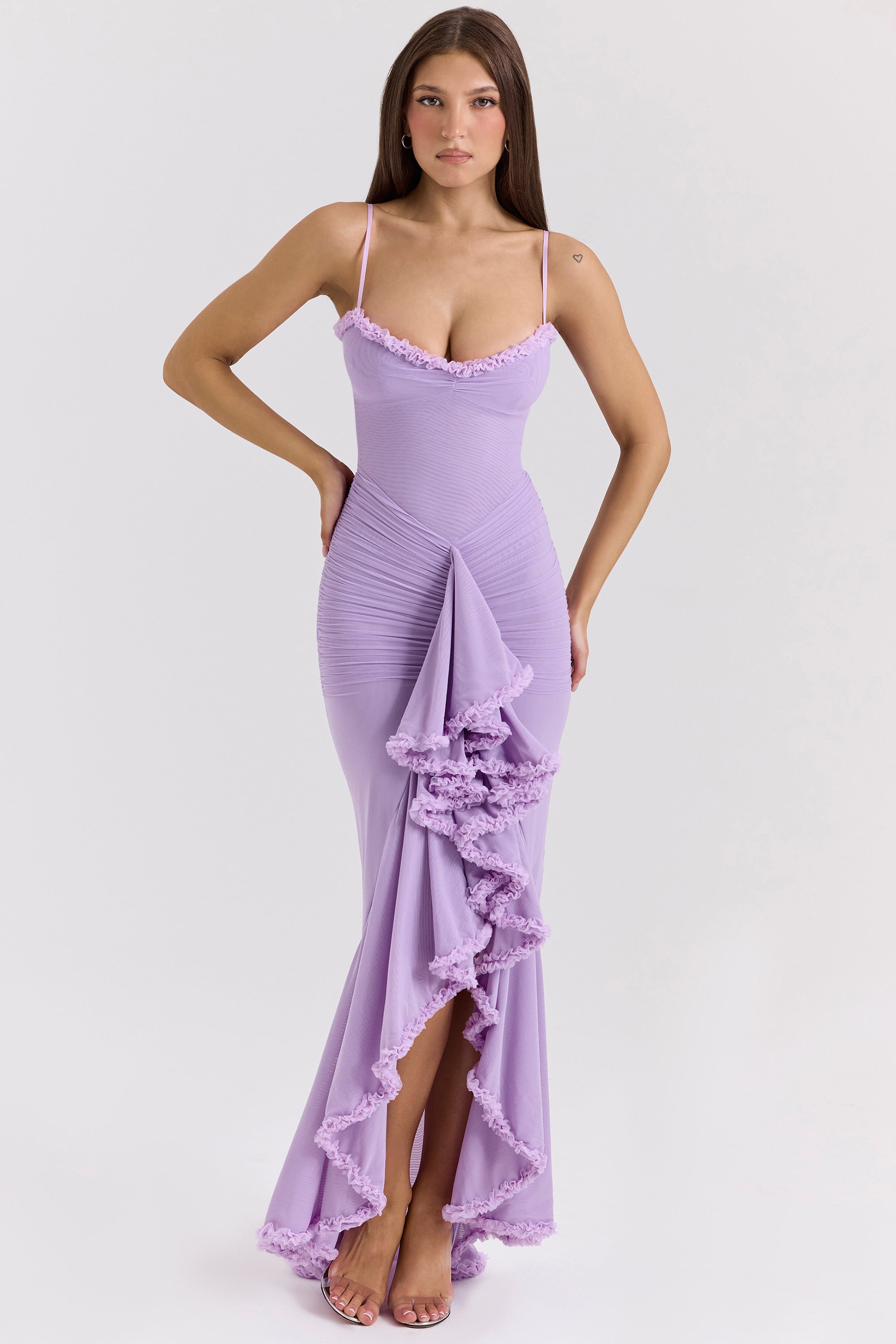 Gabbi Strapless Blue Evening Dress