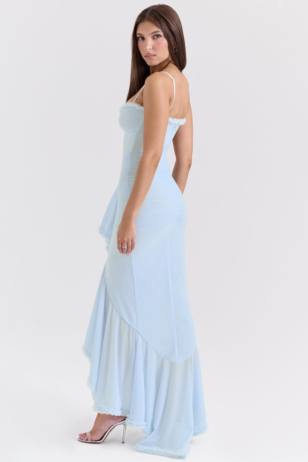 Gabbi Strapless Blue Evening Dress